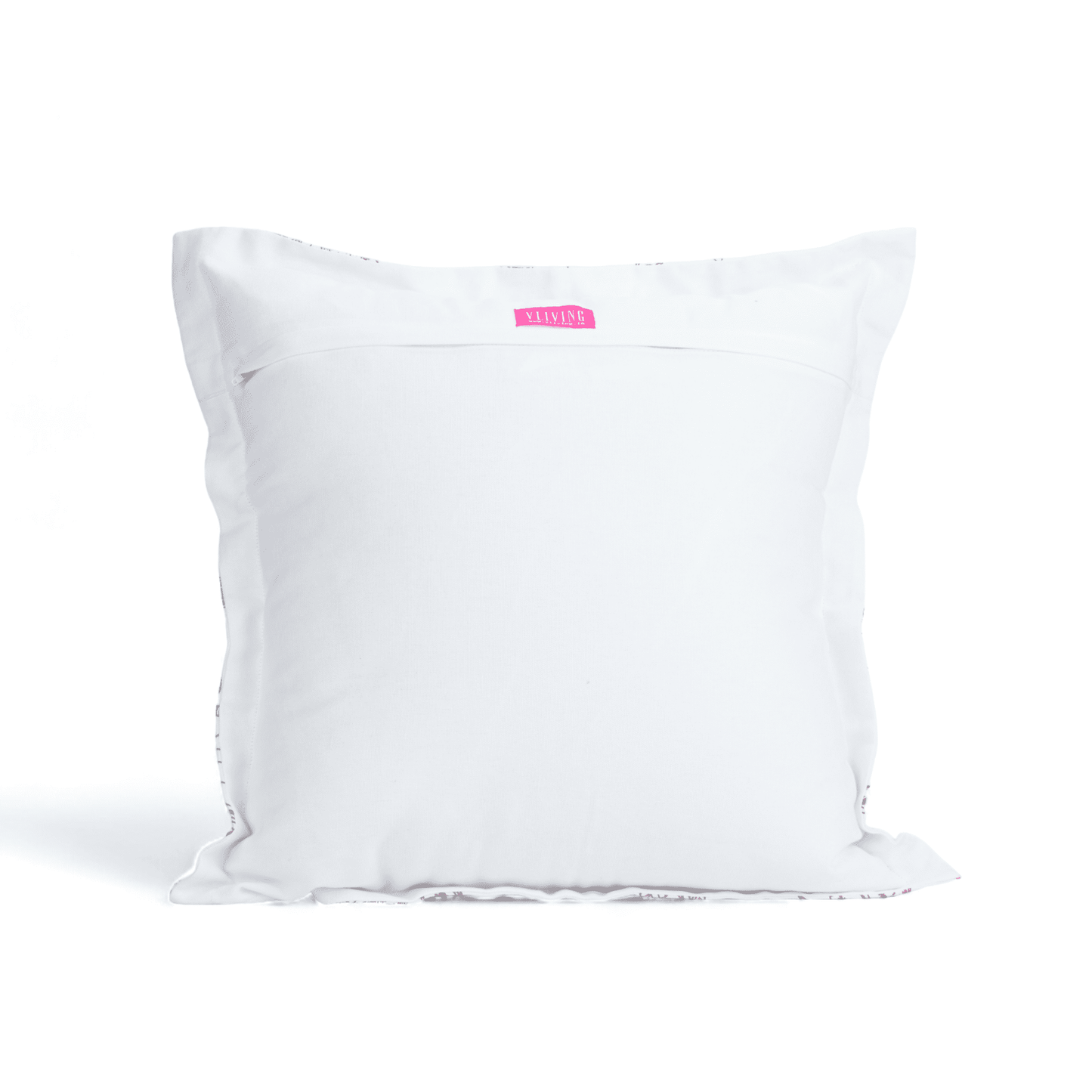 Red & White Poinsettia Christmas Pillow Cover with Embroidered Flange