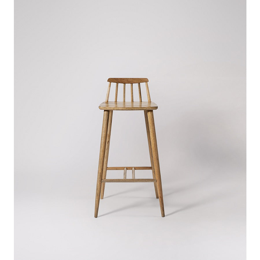 Natural Finish Bar Stool