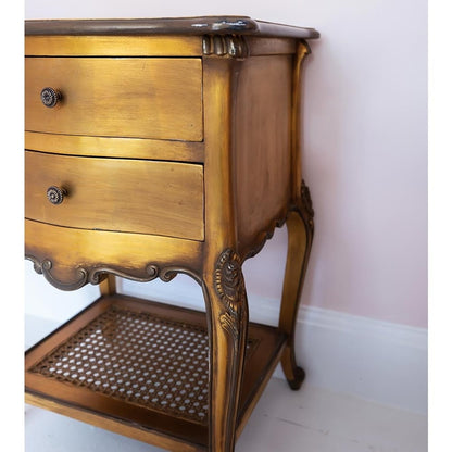 Gold Bedside Table