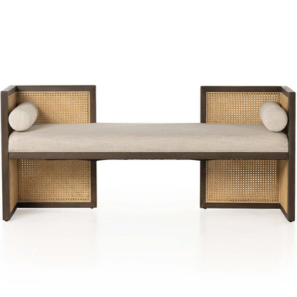 Cane Bench Inspired 2 Seater Sofa