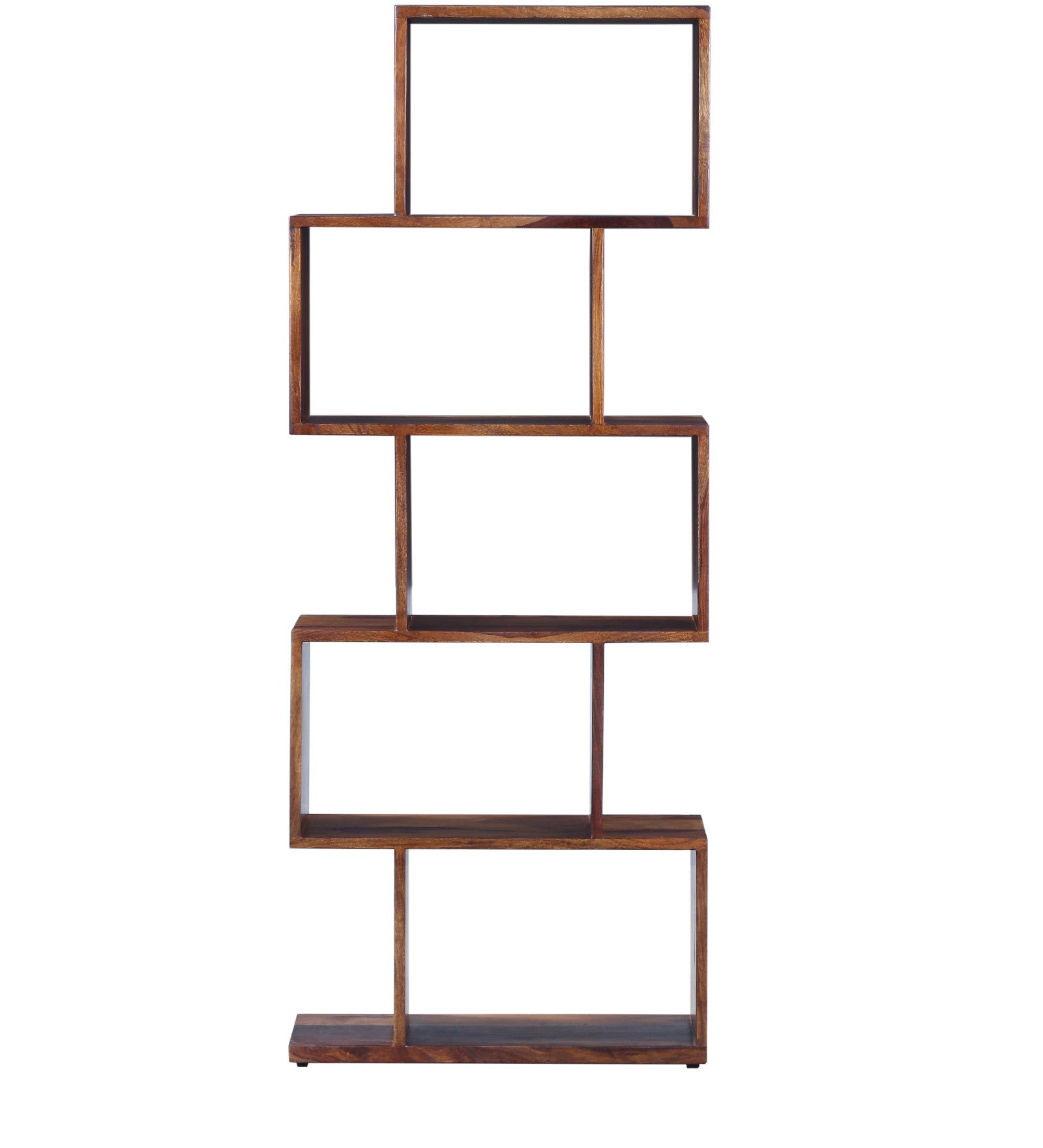 Fairmont Book Shelf Unit in Provincial Teak Finish front view placement