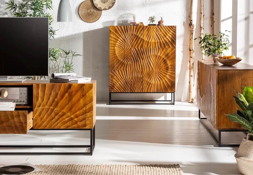 Handcrafted 4 Door Sideboard