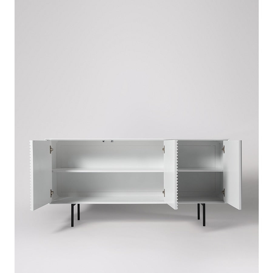 Charcoal White Sideboard