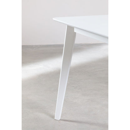 White Square Dining Table