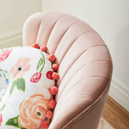 Velvet Slipper Chair
