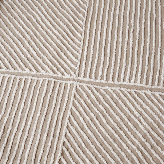 Cotton tufted Throw blanket, couch throw, picnic blanket, 100% cotton, 50X60 inches