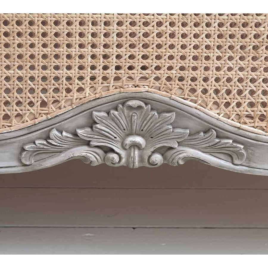Rattan Painted Luxury French Bed