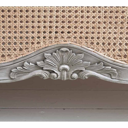 Rattan Painted Luxury French Bed
