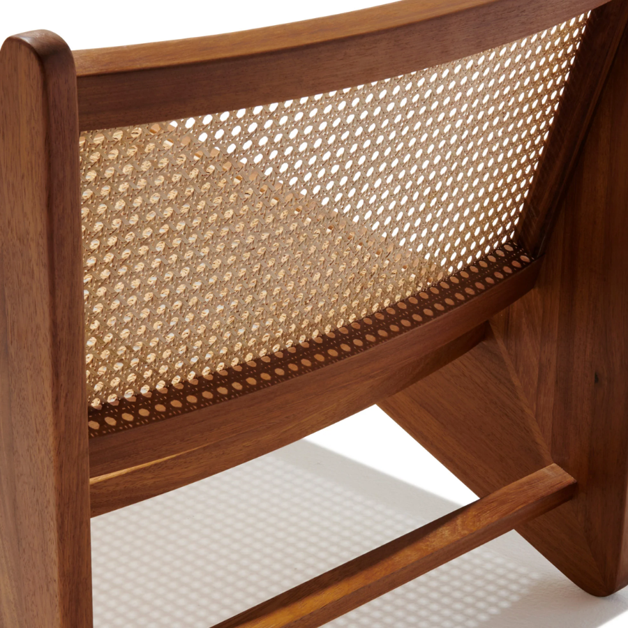 Low Cane Lounge Chair