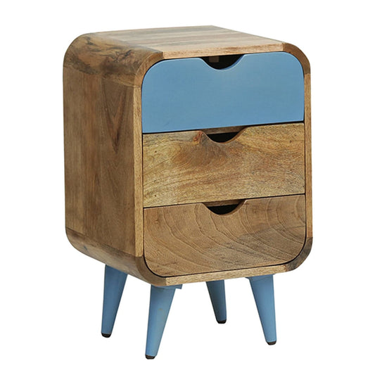 handcrafted luxury wooden bed side table