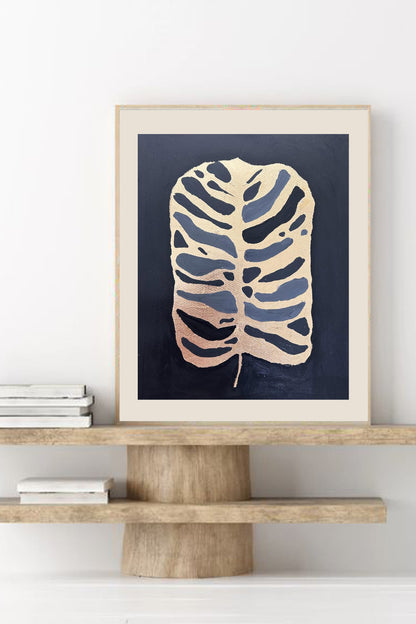 Black & Gold Foil Art