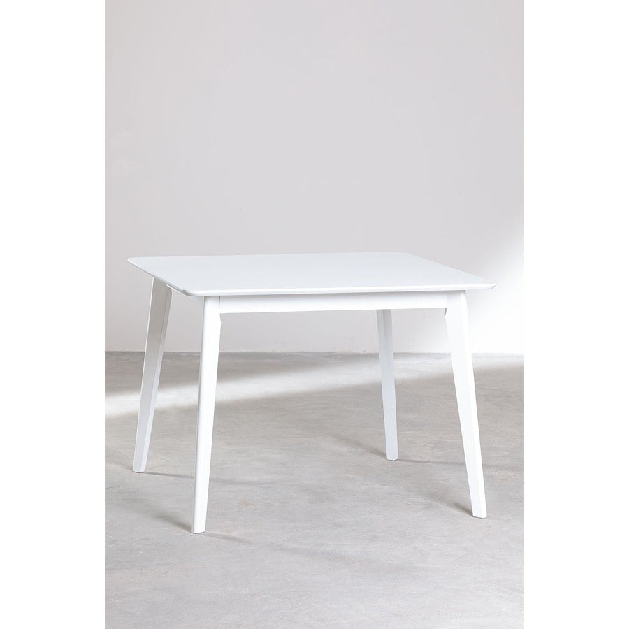 White Square Dining Table
