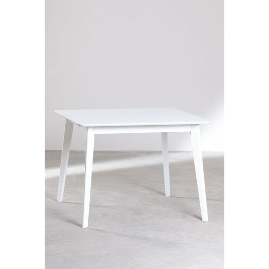 White Square Dining Table