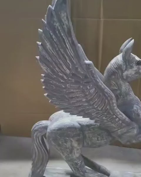 Pegasus Wooden Sculpture