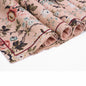 Amour Blush Linen Placemat | Vintage Rose Print & Embroidered Border | 13 × 19 inches | Sets of 2, 4 & 6