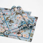 Amour Duck Egg Linen Placemat | Vintage Rose Print & Embroidered Border | 13 × 19 inches | Sets of 2, 4 & 6
