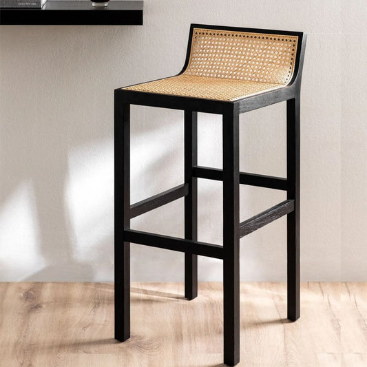 Neicol Wooden High Bar Stool