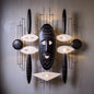 Mask wall lamp