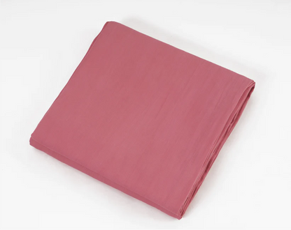 OLD ROSE 300TC flat sheet set, premium pure cotton satin, Sizes available