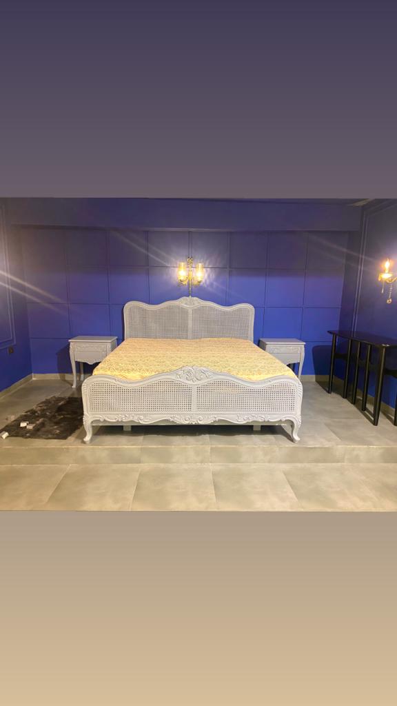 luxury design deluxe rattan bed 