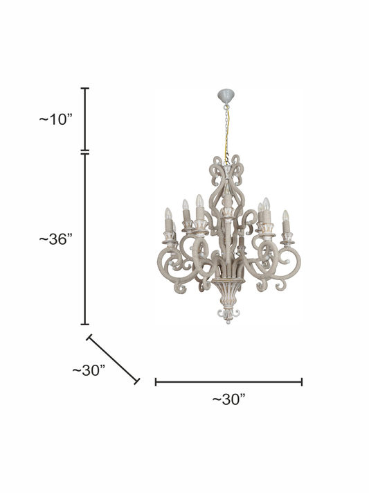 Chandelier dimensions