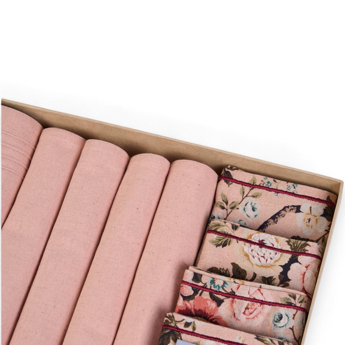 Amour Table Linen Gift Pack | 3 Colours × 3 Combinations | Beige, Blush & Duck Egg