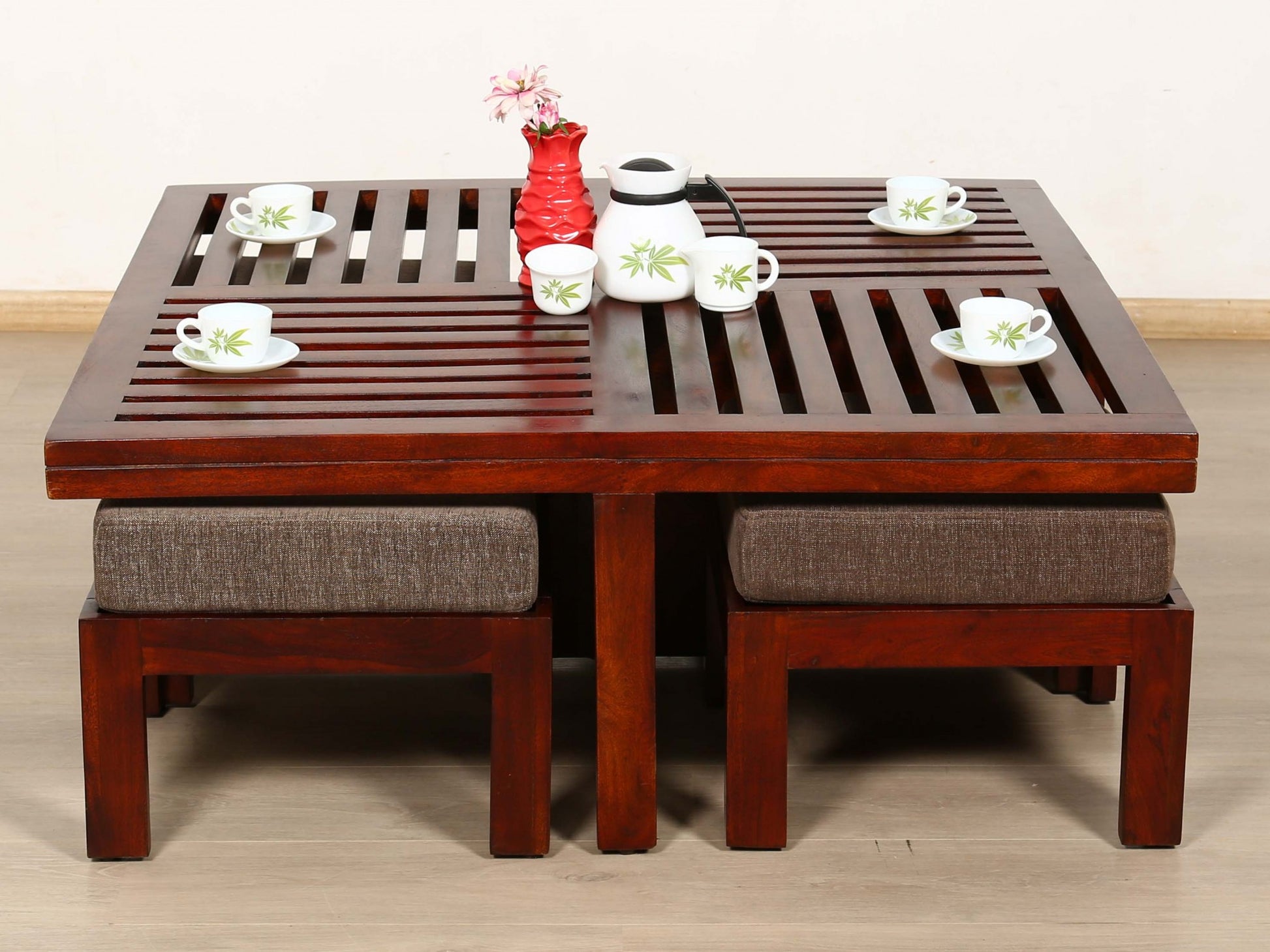 Kivaha Strip 4 Seater Coffee Table Set