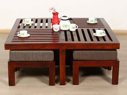 Kivaha Strip 4 Seater Coffee Table Set