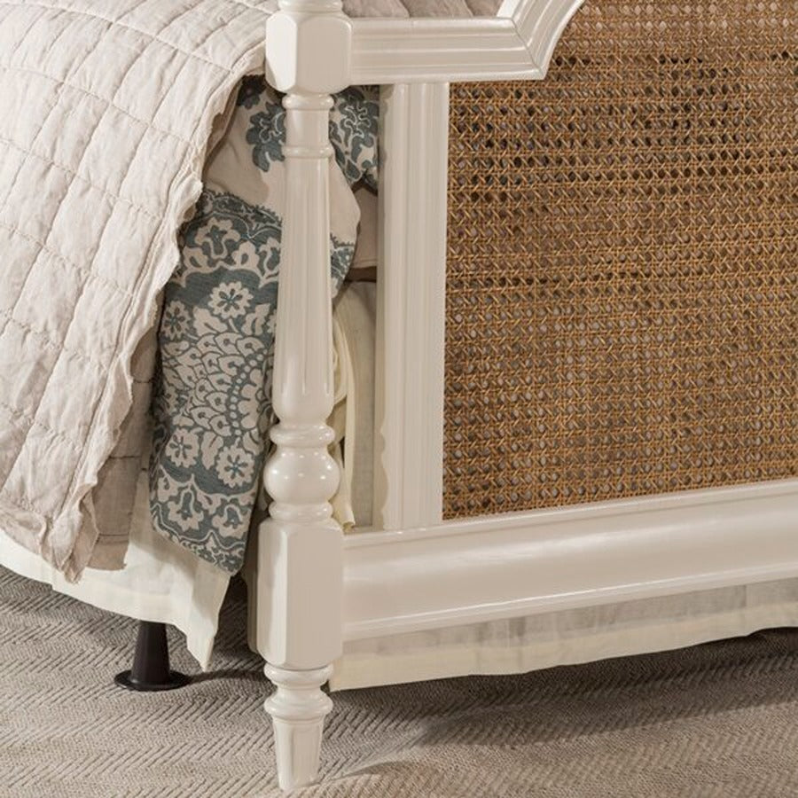 White Deco Sheesham Bed