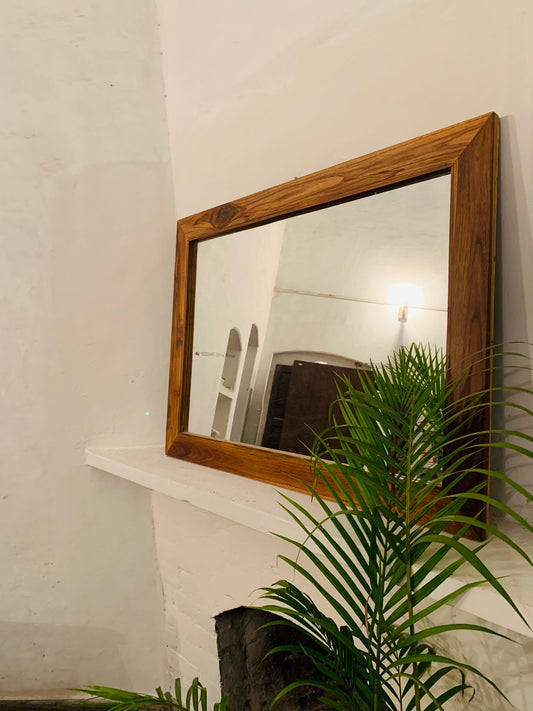 Wall mirror frame