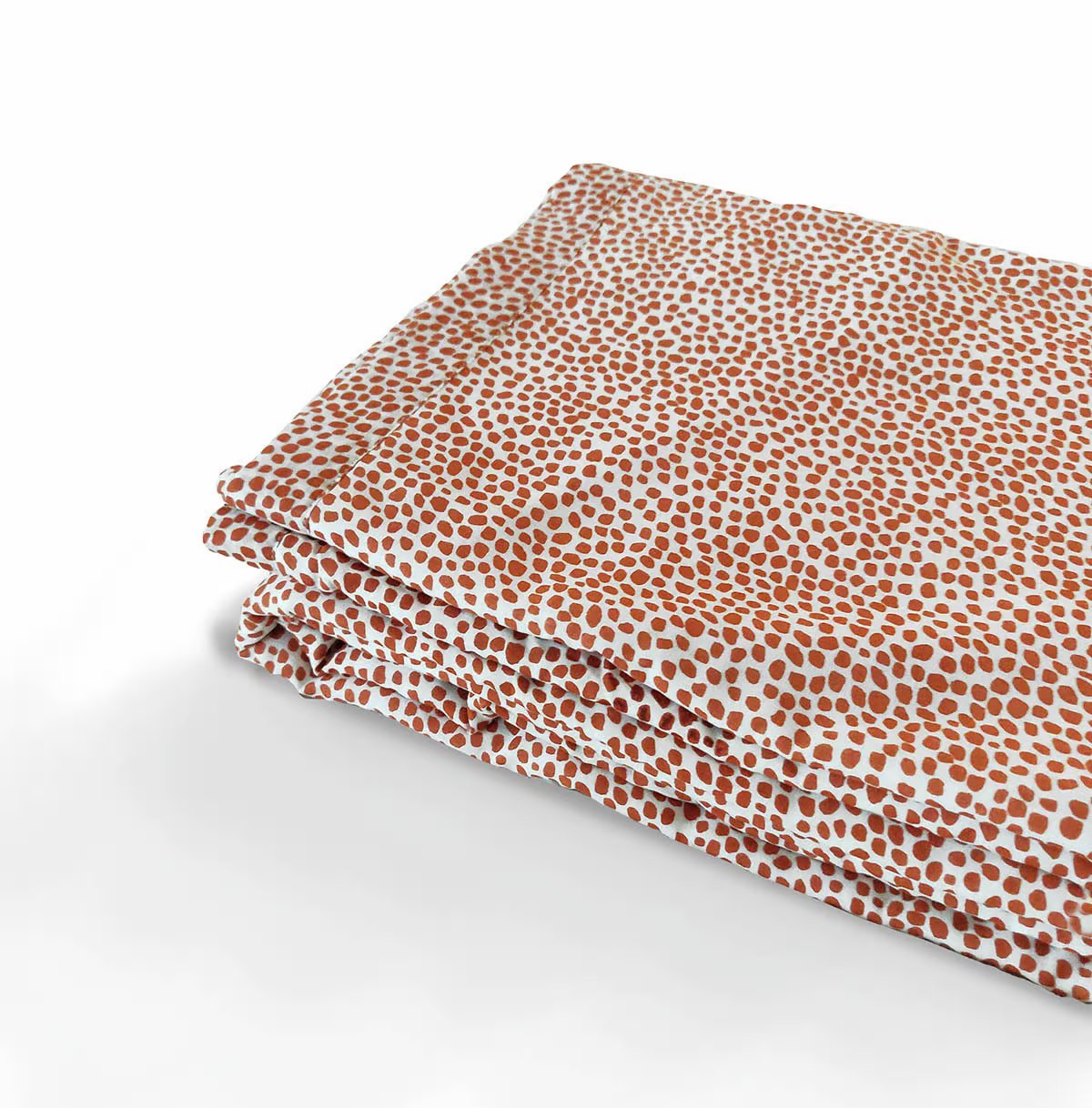 MODERN RETRO – Rust dot print soft Cotton three layer dohar