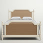 White Deco Sheesham Bed