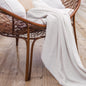 Snow White Parka Faux Fur Throw Blanket 50x60 Inches