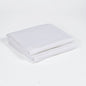WHITE - Solid colour soft Cotton three layer dohar, sizes available