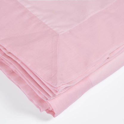 BLUSH PINK - Solid colour soft Cotton three layer dohar, sizes available