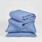 DENIM BLUE - Quilted Bedspread With Pillow Shams