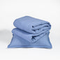 DENIM BLUE - Quilted Bedspread With Pillow Shams