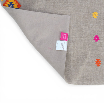 FOLK - Embroidered Linen Kilim Patterned Table Mat Sets