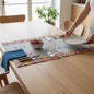 FOLK - Embroidered Linen Kilim Patterned Table Mat Sets