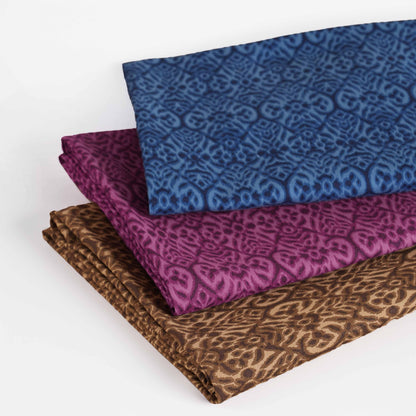 Beige Ikat Print Cotton Duck Tablecloth – Elegant Dining Linen