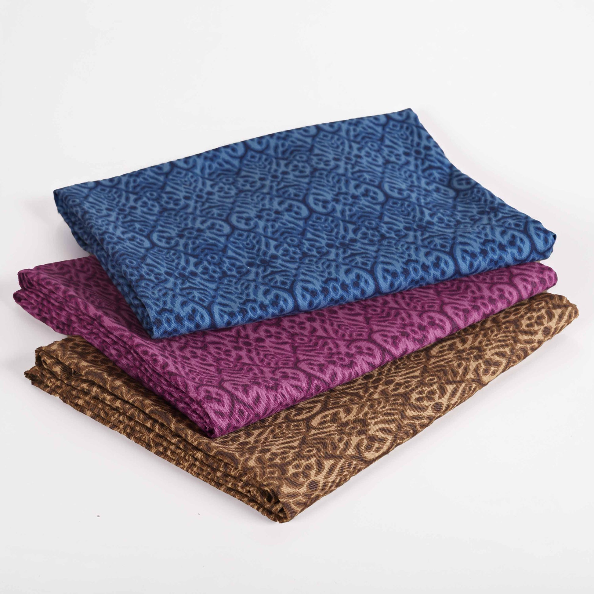 Vliving Plum Ikat Print Cotton Duck Tablecloth for Dining Tables