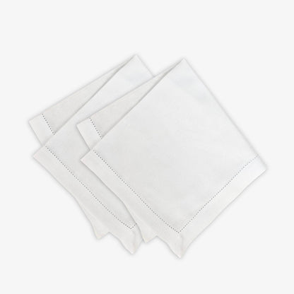 KINTSUGI Table Linen GIFT PACK - Linen and Cotton with Gold Zari and White Silk Embroidery