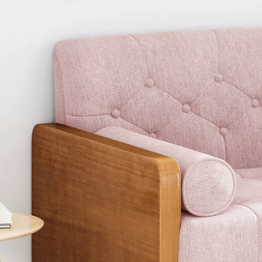 Pink Mid Century Modern Sofa