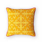 Shyrdak Yellow & Pink Cotton Cushion Cover