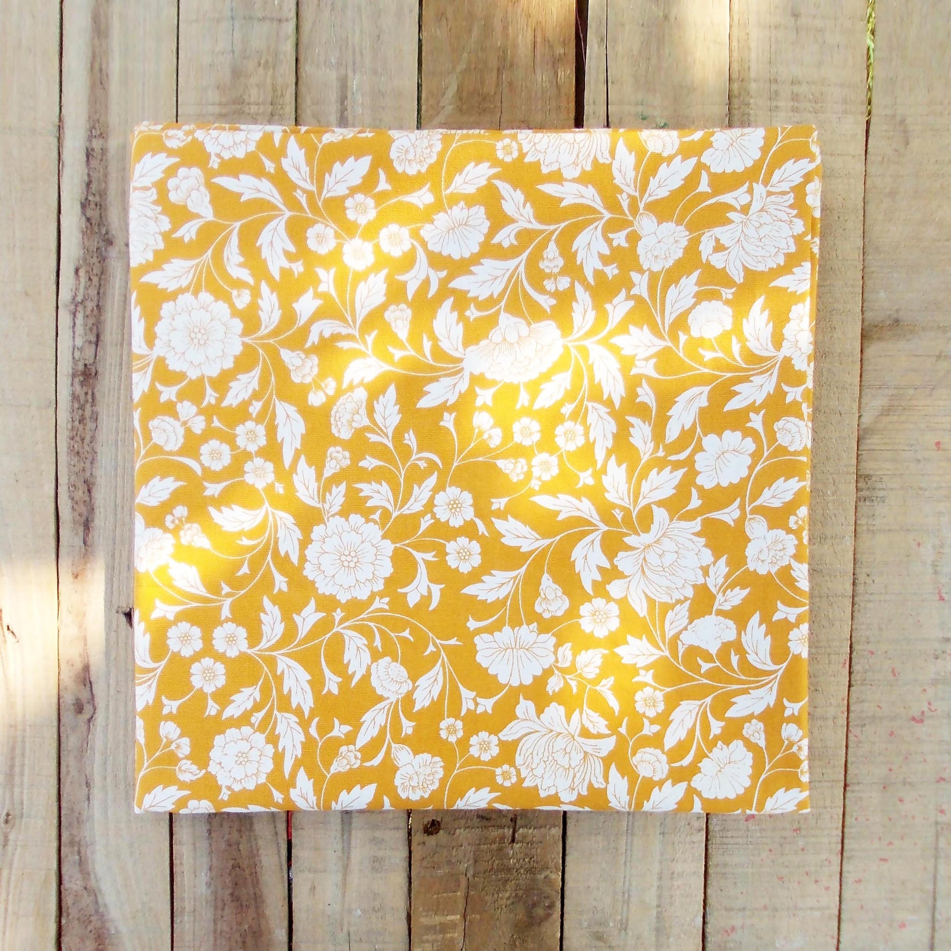 Vliving Yellow Kalamkari Premium Handcrafted Cotton Table Cover for Dining