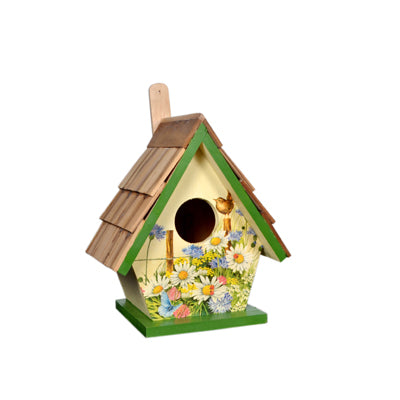The Weaver's nest Teak Roof Bird House