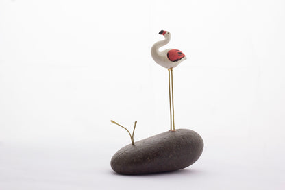 Pebble Decor – Flamingo (Standing)