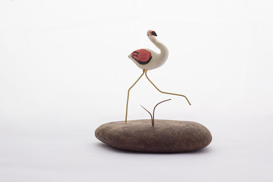 Pebble Decor – Flamingo (Walking)