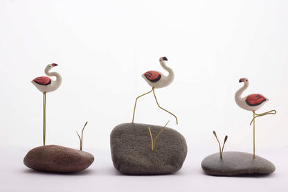 Pebble Decor – Flamingos (set of 3)