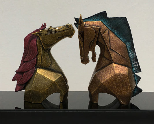 Couple of horses in Fiberglass - 2